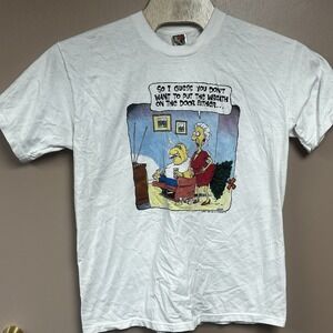 Vintage T Shirt Men's XL Made in USA Christmas Put Me On Cartoon 1993